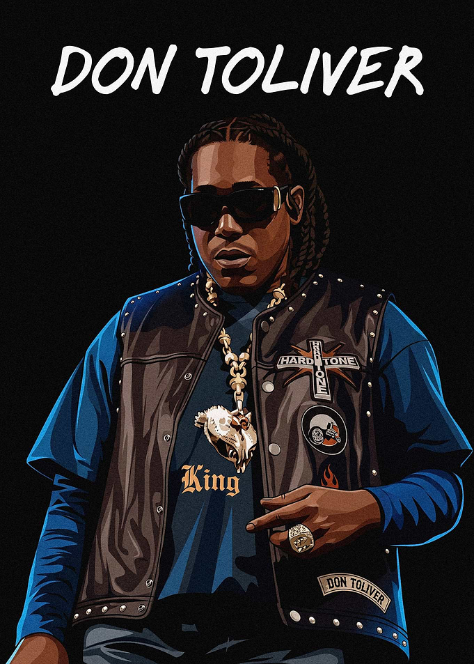 Don Toliver Digital Illustration Portrait