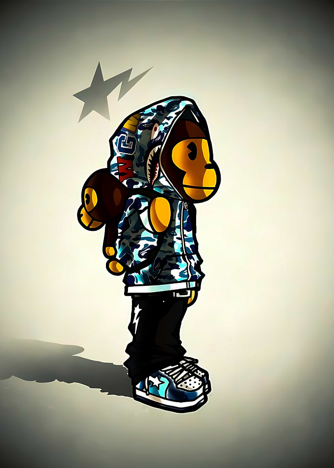 Bape Baby Milo Streetwear Character
