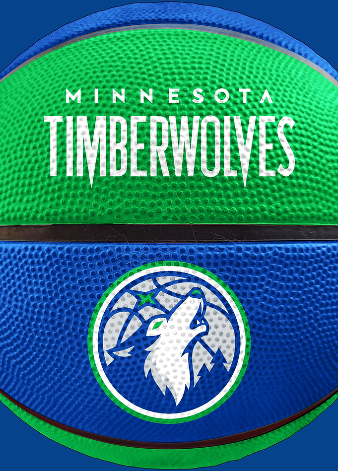 Minnesota Timberwolves Basketball Emblem