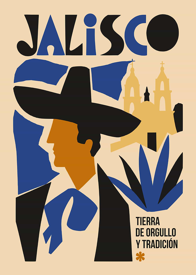 Jalisco Mexico Travel Poster