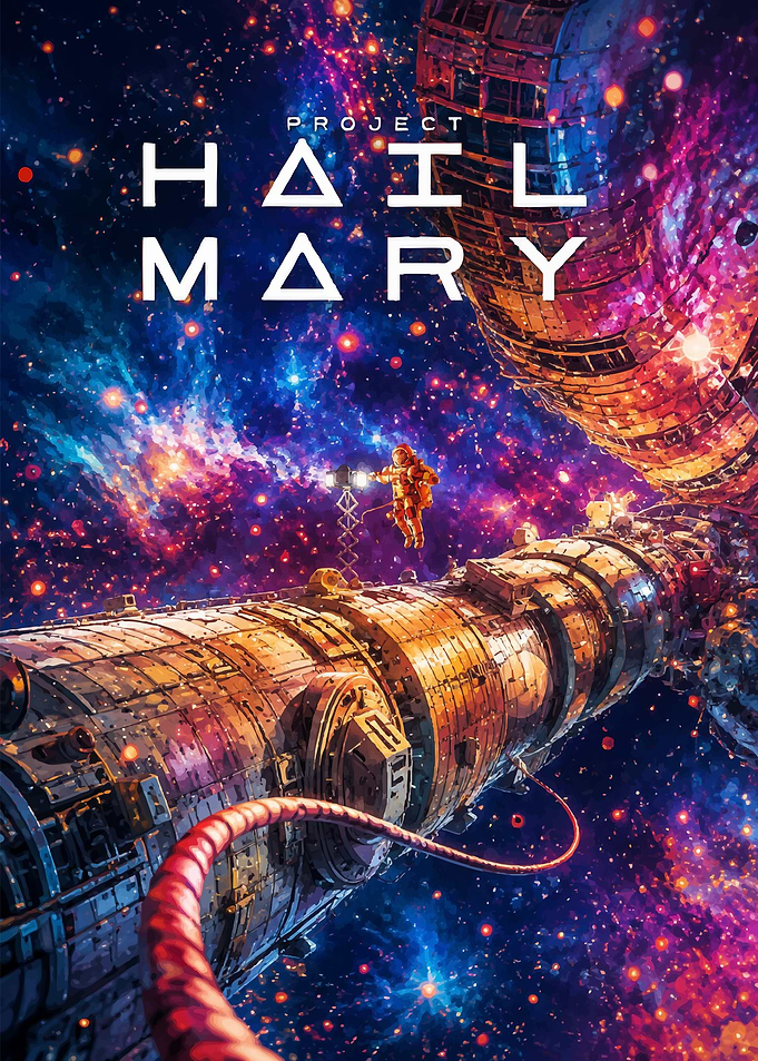 Project Hail Mary Space Poster