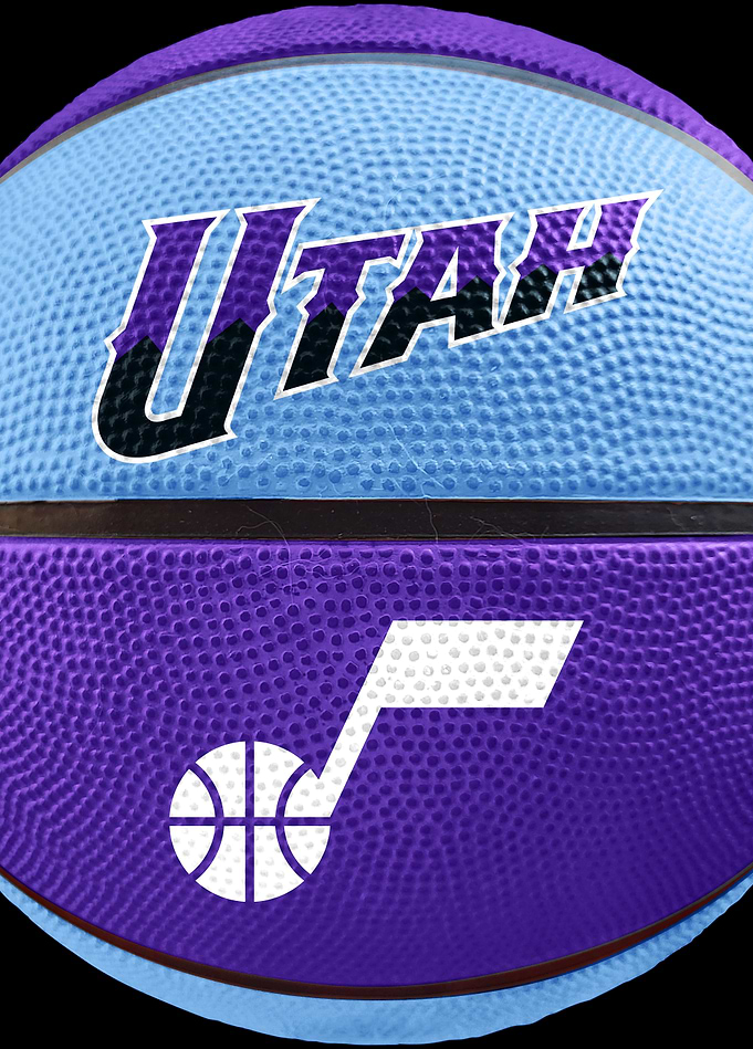 Utah Jazz Basketball Emblem