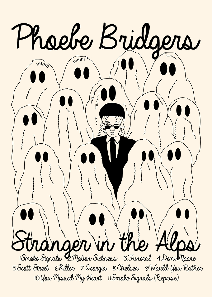 Phoebe Bridgers Stranger in the Alps Poster