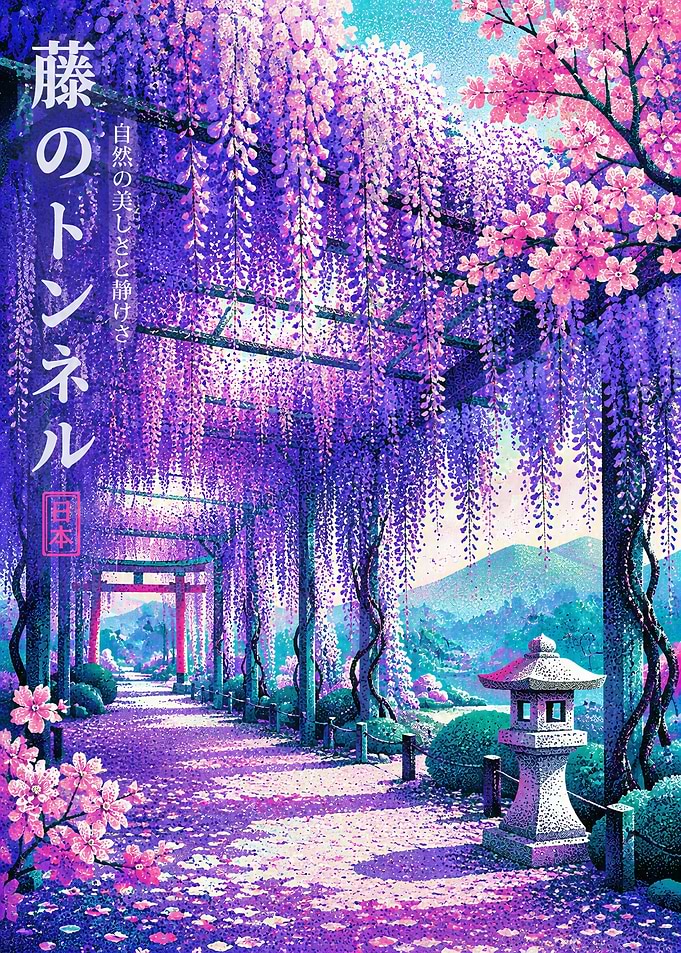 Wisteria Tunnel - Japan