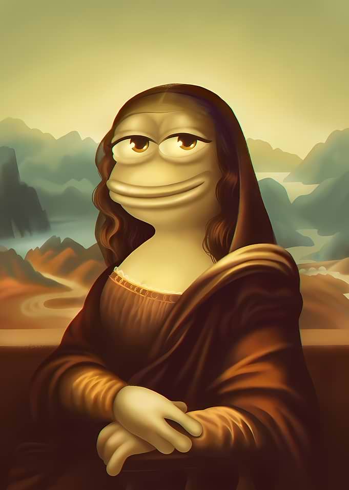 Pepe the Frog Mona Lisa Parody