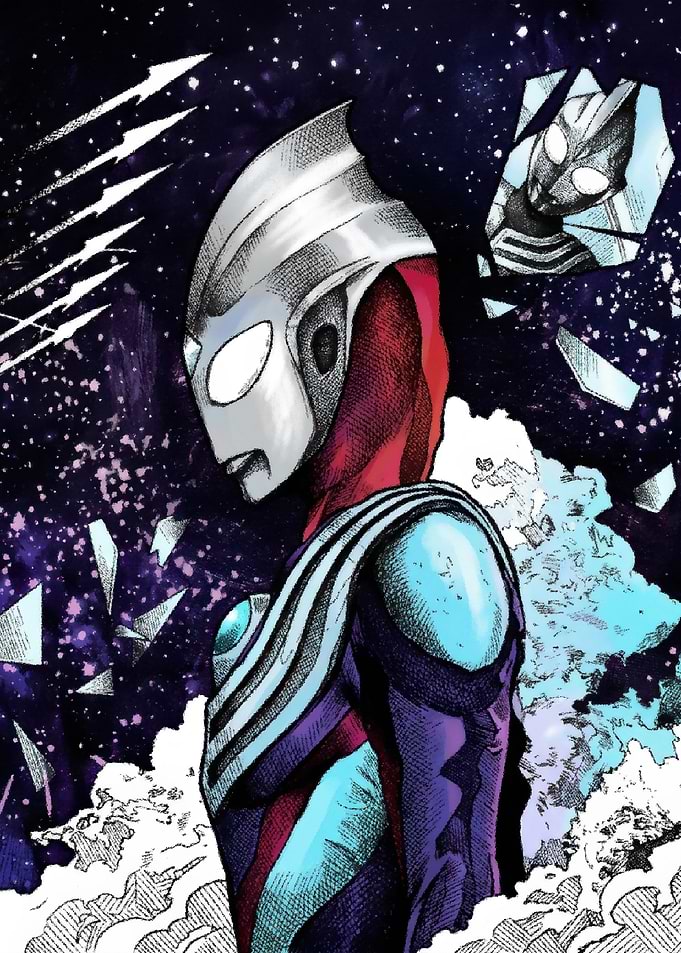 Ultraman Tiga Cosmic Illustration