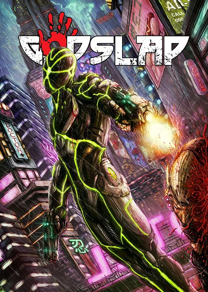 Godslap Comic Book Cover Art