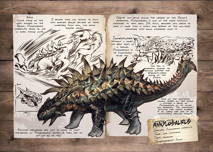 ARK Survival Evolved Ankylosaurus Dossier