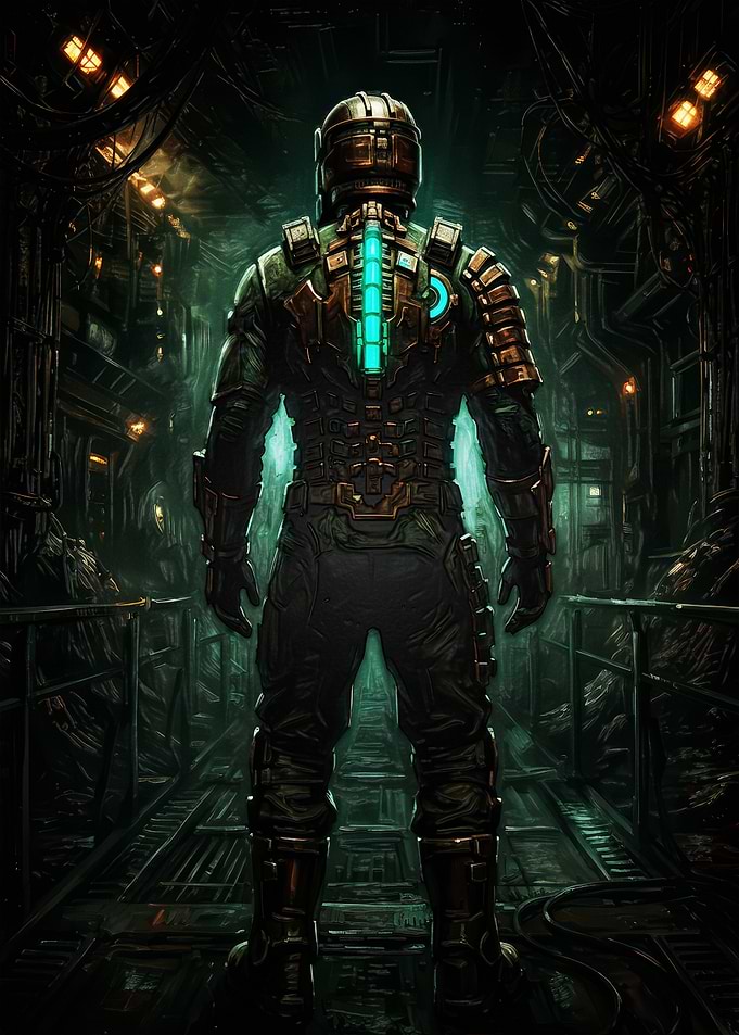 Isaac Clarke in Dead Space