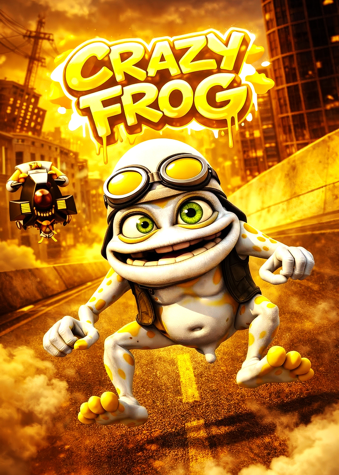 Crazy Frog Character Poster