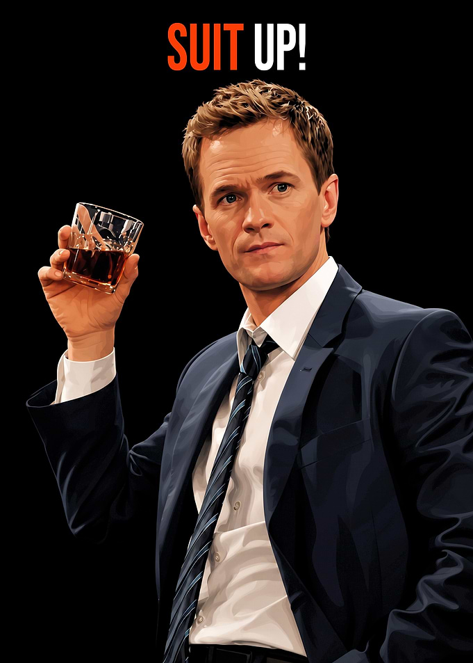 Barney Stinson Suit Up