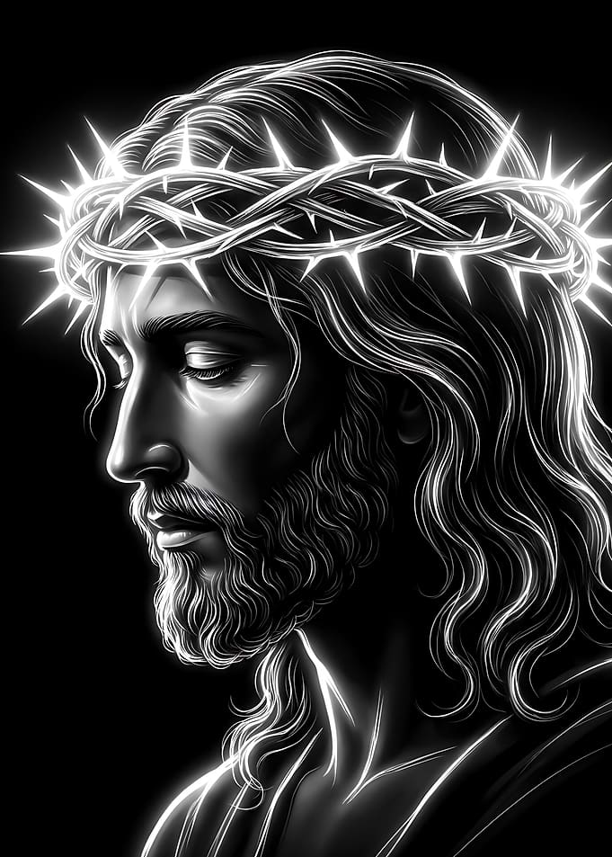 Jesus Christ with Crown of Thorns