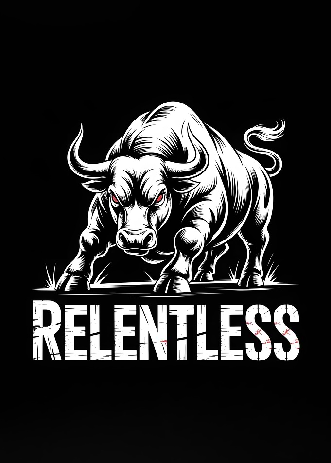 Relentless Bull Graphic Design