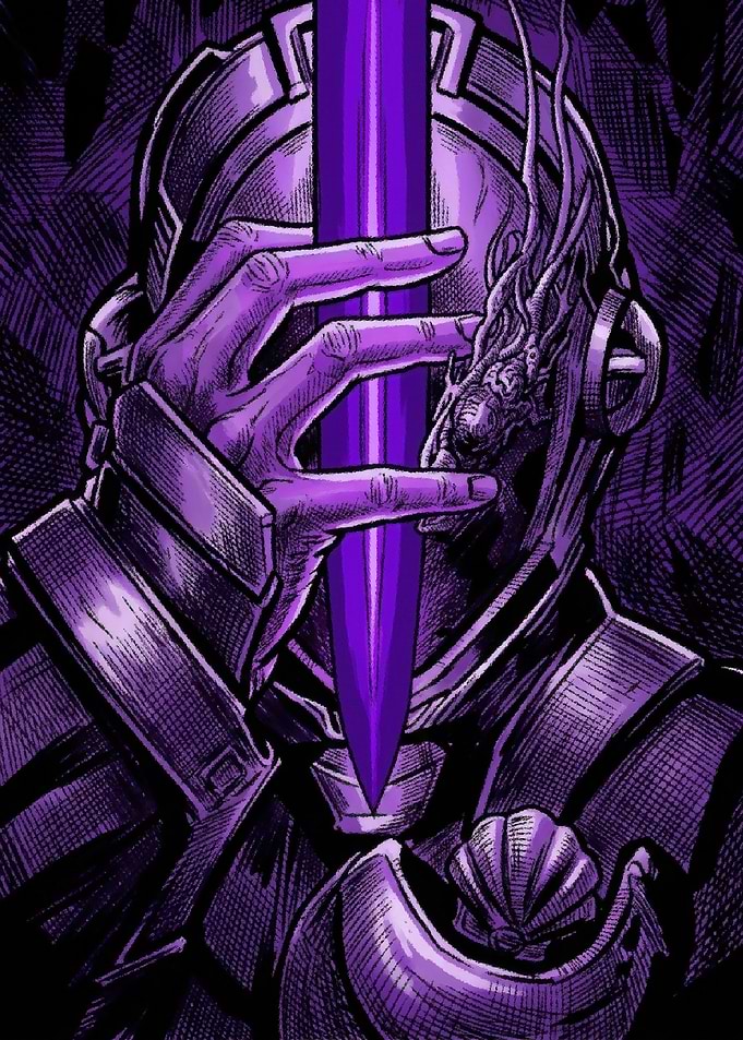 Dead Made in Dark Purple Illustration