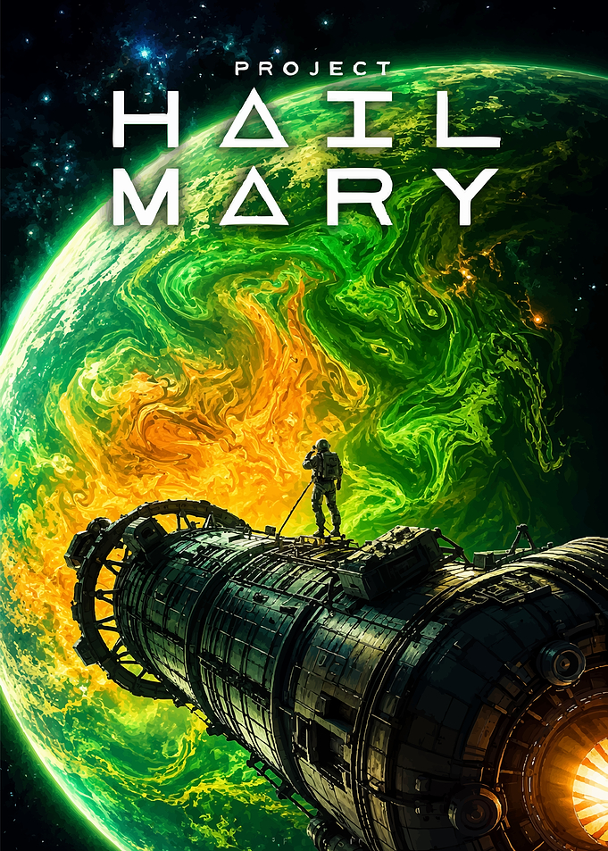 Project Hail Mary Space Poster