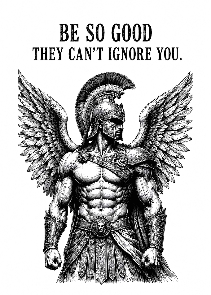 Be So Good Spartan Warrior Poster