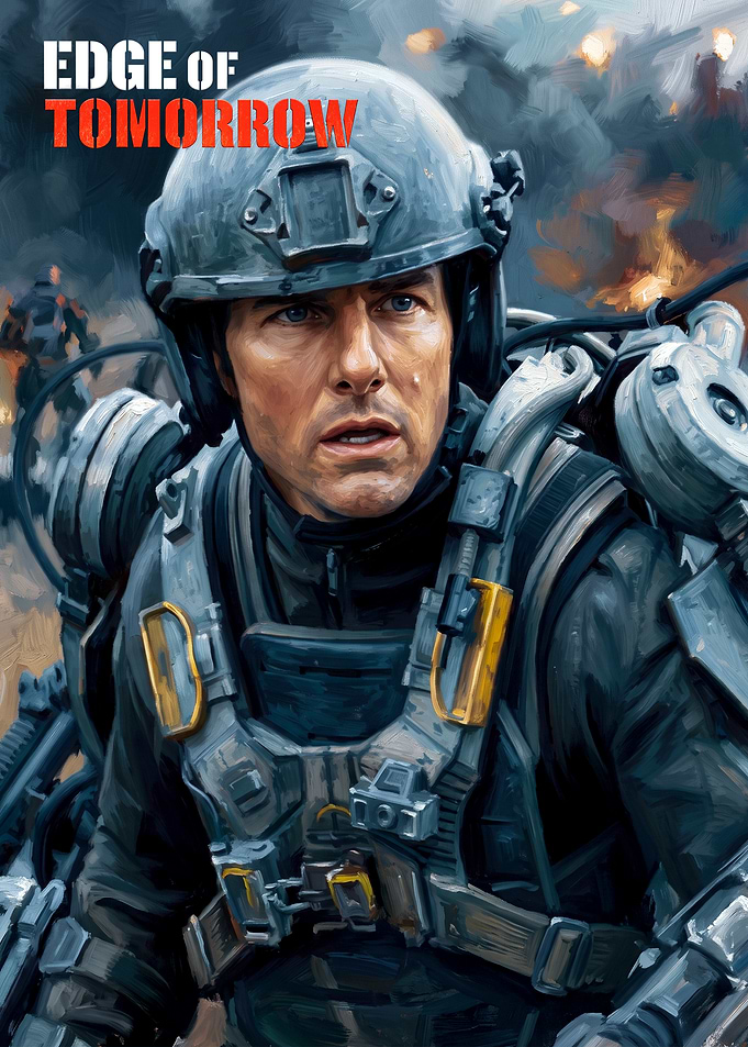 Edge of Tomorrow Tom Cruise Poster