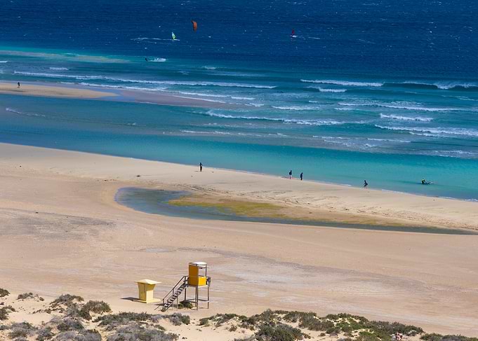 Sotavento Beach Fuerteventura Landscape