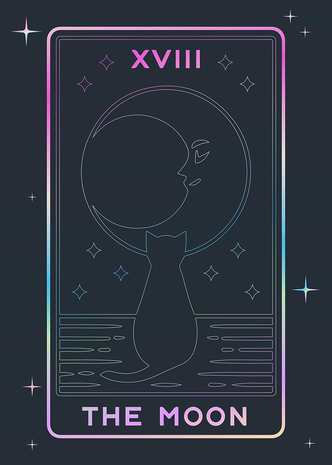 The Moon Tarot Card