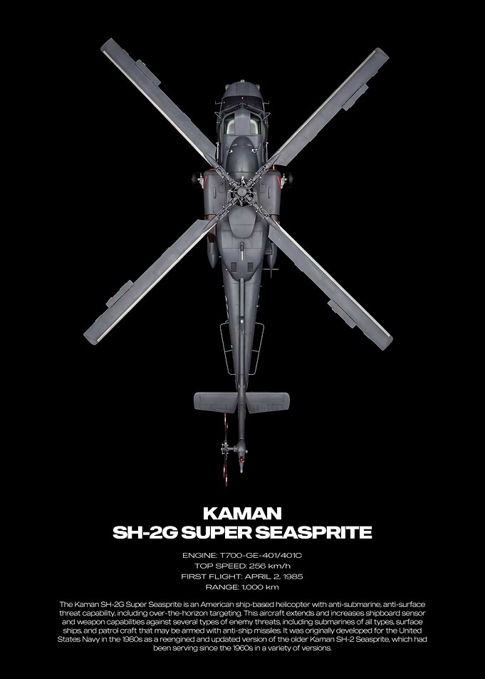 Kaman SH-2G Super Seasprite Helicopter