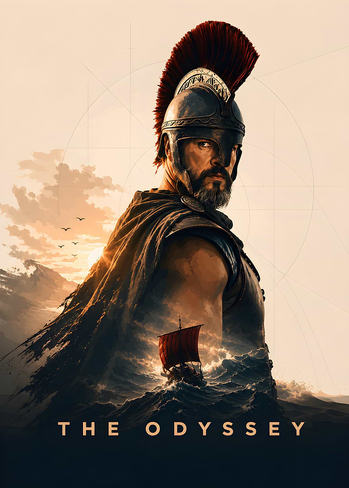 The Odyssey Greek Warrior Poster