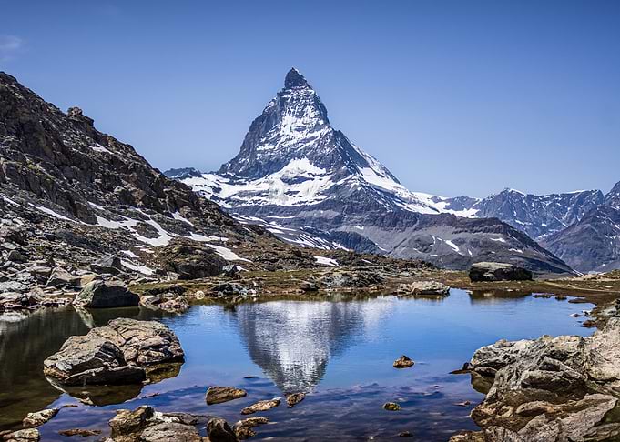 The Matterhorn Mountain Reflection