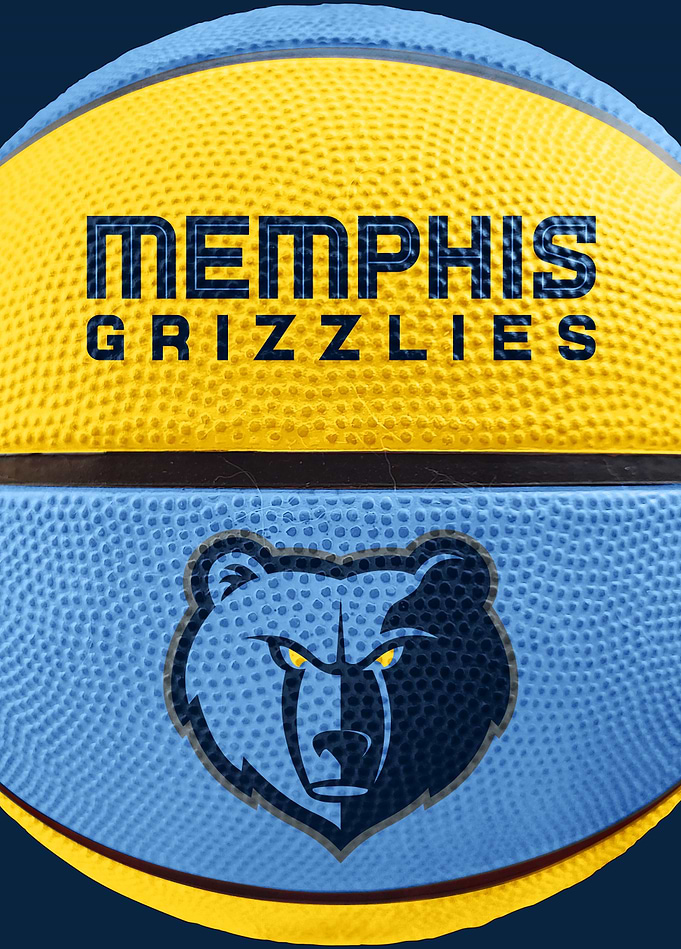 Memphis Grizzilies Basketball Emblem