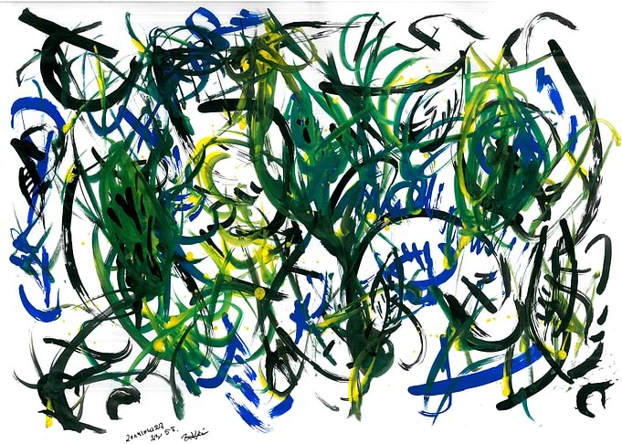 Pulse of the Moment: Abstract Expressionist Brushwork