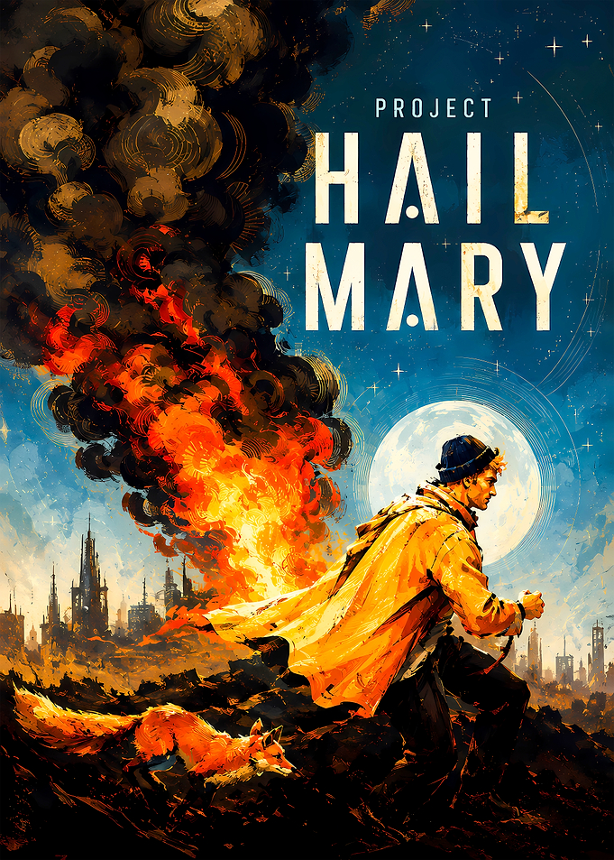 Project Hail Mary Book Cover Art