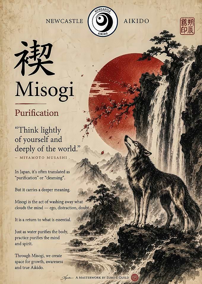 Misogi Aikido Inspirational Poster
