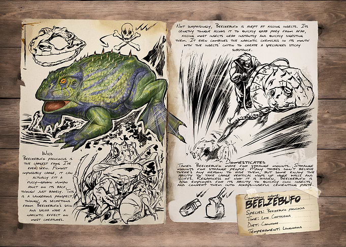 ARK Survival Evolved Beelzebufo Dossier