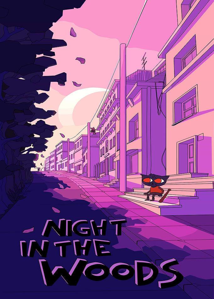 Night in the Woods Game Poster
