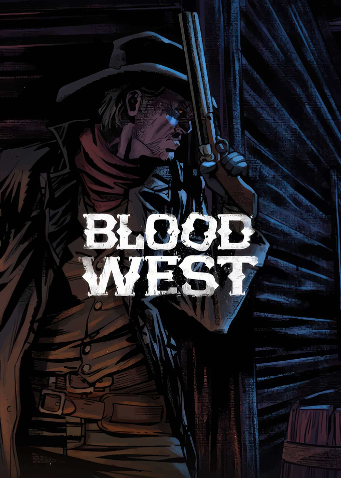 Blood West Cowboy Game Poster