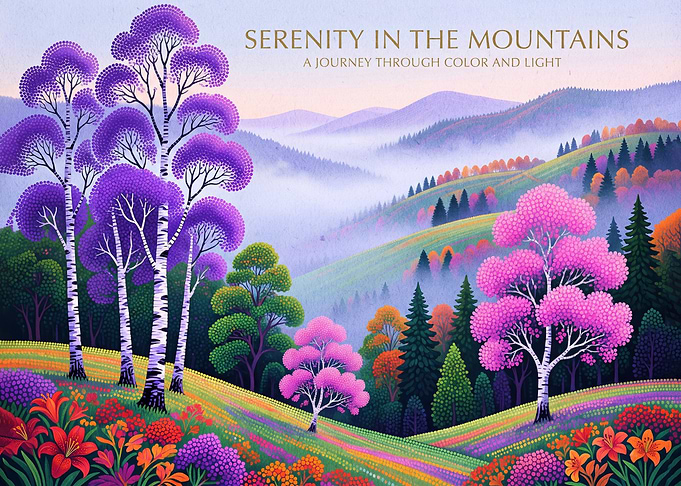 Serenity in the Mountains Landscape