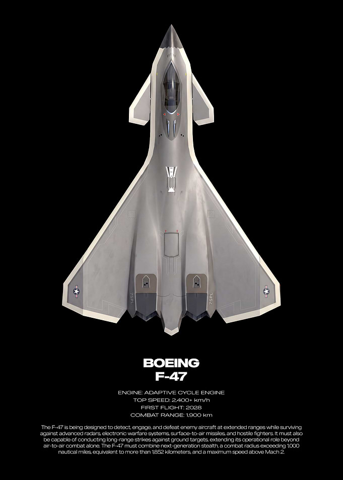 Boeing F-47 Stealth Fighter Concept
