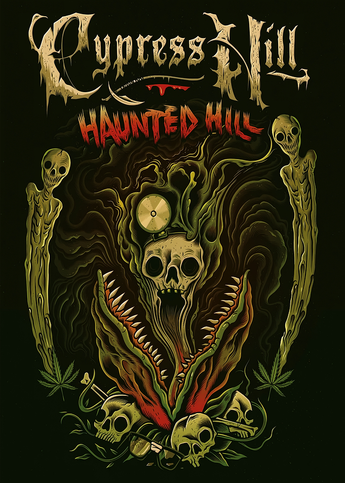 Cypress Hill Haunted Hill Graphic Art
