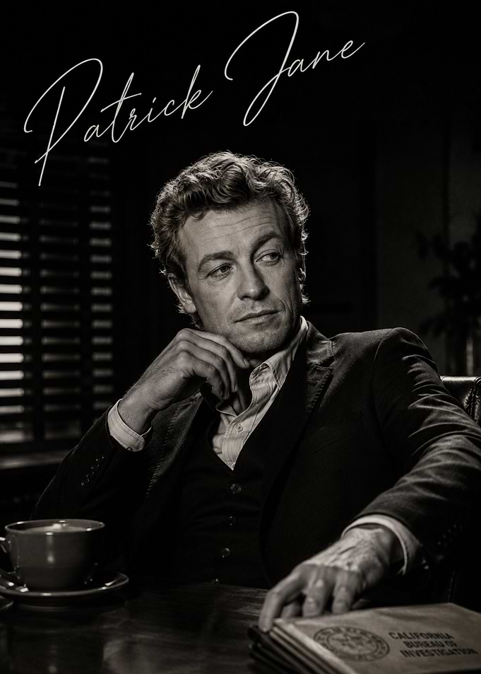 Patrick Jane The Mentalist Portrait