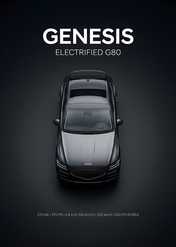 Genesis Electrified G80 Promotional Poster