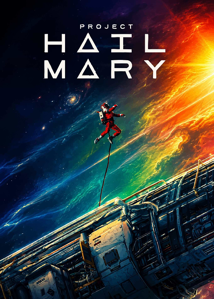 Project Hail Mary Space Poster