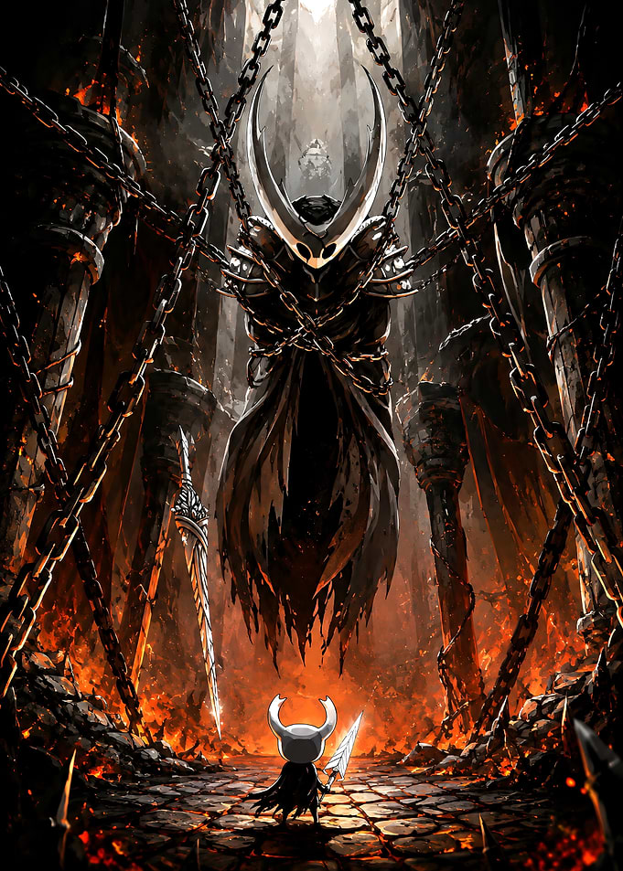The Hollow Knight Confronts the Vessel