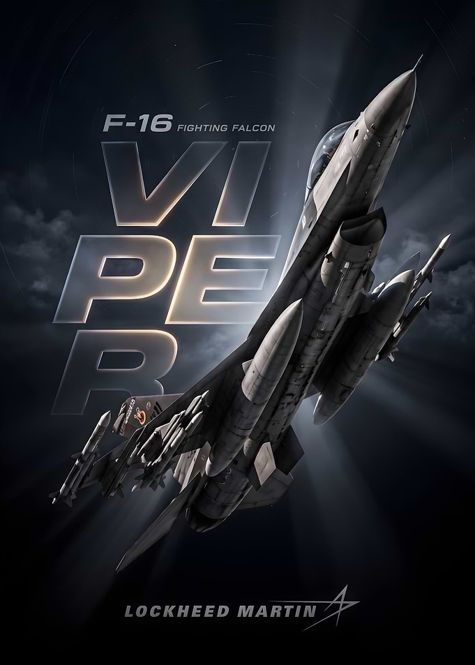 F-16 Fighting Falcon Viper Poster
