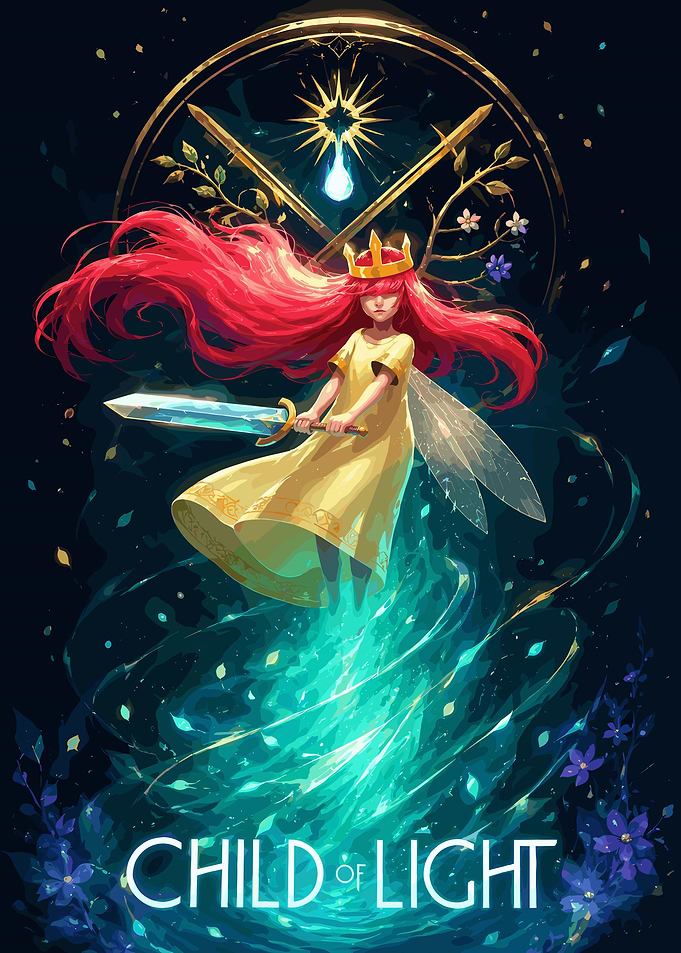 Child of Light Aurora Poster