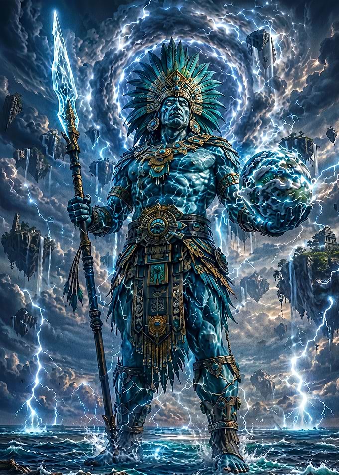 Aztec Storm God Warrior