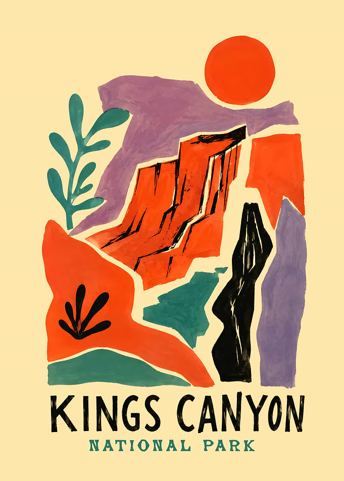 Kings Canyon National Park Poster