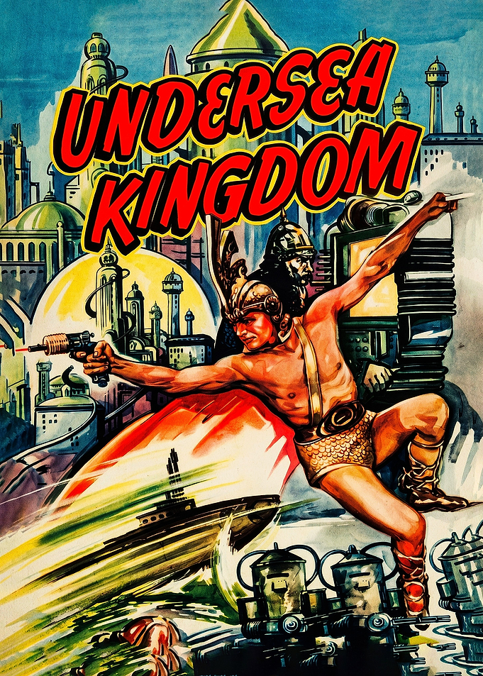 Undersea Kingdom Vintage Movie Poster