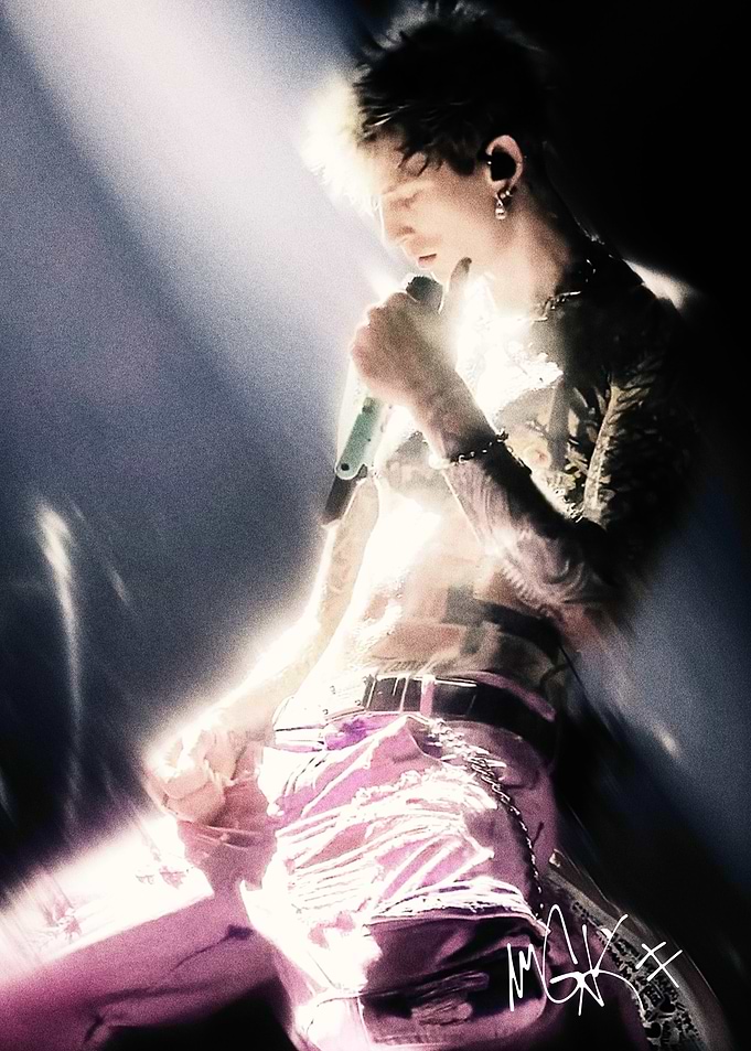 Machine Gun Kelly Performing Live