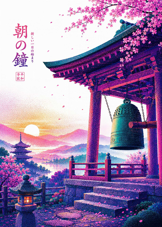Japanese Temple Morning Bell