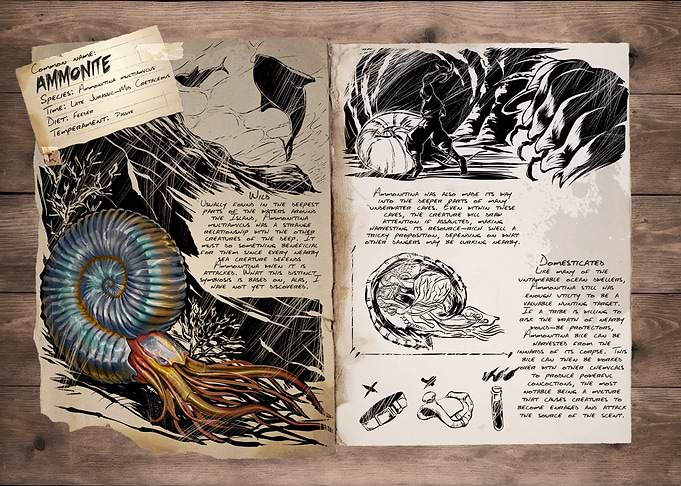 ARK Survival Evolved Ammonite Dossier
