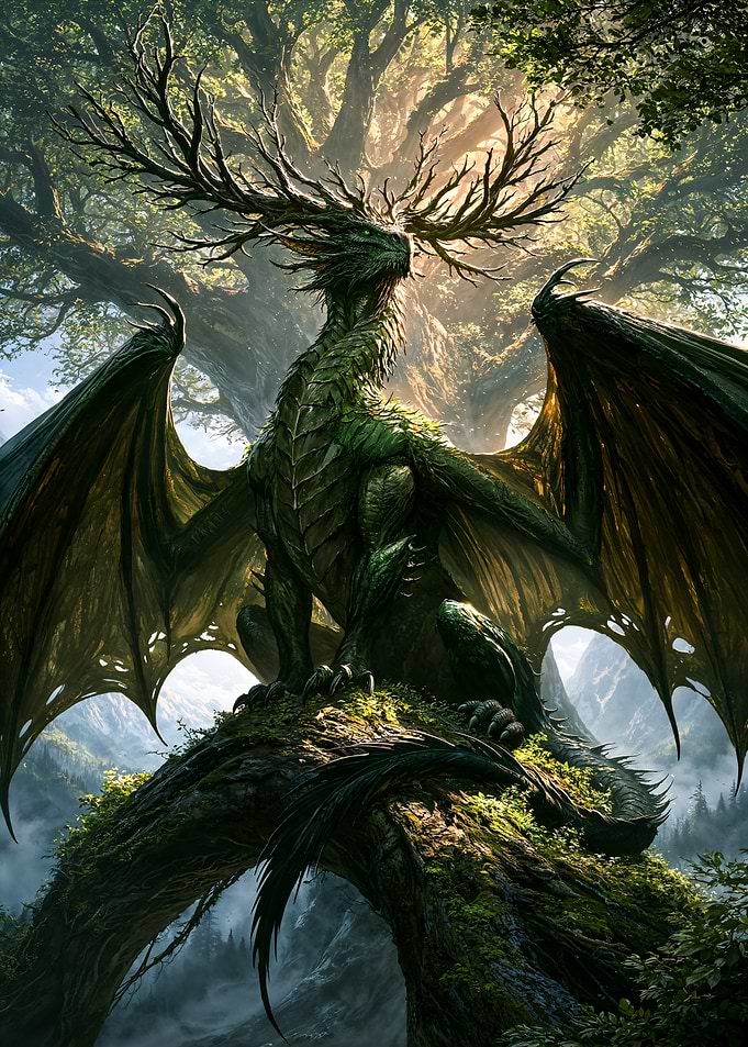 Ancient Rootwarden Dragon