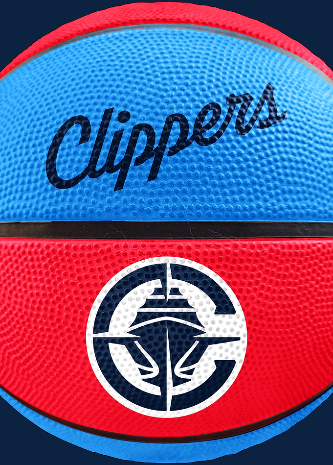 Los Angeles Clippers Basketball Emblem